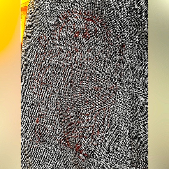 Prayer shawl/cover-up/bedspread Cost plus world market new twin soft rayon wrap - Picture 9 of 15